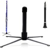 MOAZIFI Transverse flute stand, sturdy metal flute stand, 14 x