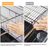 Topeakmart Rolling Stackable 2-Pack Finch Rectangle Flight Bird Cages Breeding