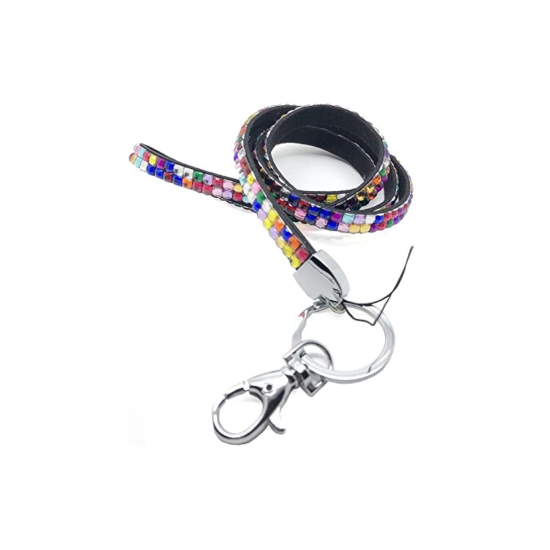 PCL Media ltd® Multi Coloured Bling Lanyard - Sparkly Lanyards