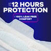 Always Maxi Overnight Pads with Wings for Women, Size 5,