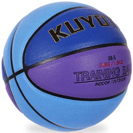 KUYOTQ 3lbs 29.5" Weighted Basketball Size 7 Composite Indoor Outdoor Heavy Trainer Basketball for Improving Ball Handling Dribbling Passing and Rebounding Skill (Deflated)