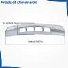 WFLNHB Chrome Front Bumper Lower Valance Skid Plate Replacement for