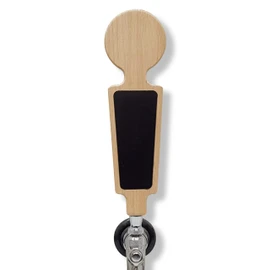 Beer Tap Handle Blanks for Custom Personalization Laser Engraving, Solid Wood (Circle top with maker board)