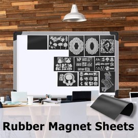 CYFUN DESIGN 10Pack Soft Rubber Magetic Sheet for Metal Cutting Dies Storage,Large Size 7x5 inch 10 Sheets Magnets for Crafts Art Project Scrapbooking Organzie Craft Tools Placement Mats