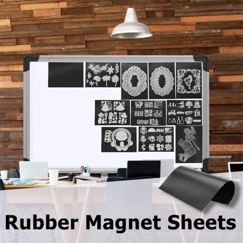 CYFUN DESIGN 10Pack Soft Rubber Magetic Sheet for Metal Cutting