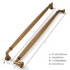 khtumeware 2 Pack 12 Inch(305mm) Antique Brass Cabinet Pulls Heavy