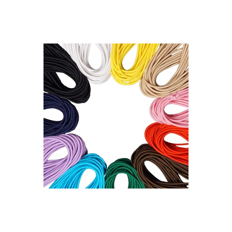 Kintenma Wooly Round Rubber 0.1 inch (3 mm) Hair Rubber