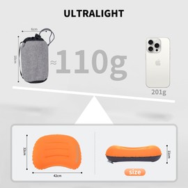 Naturehike Ultra Light TPU Travel Inflatable Pillow U-Shaped Neck Support Pillow for Outdoor Camping Portable Travel Pillow with Optimal Support Ideal for Travel and Sleep On the Go