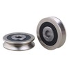 CNBTR V Groove Guide Pulley Rail Ball Bearings Wheel 6000RS