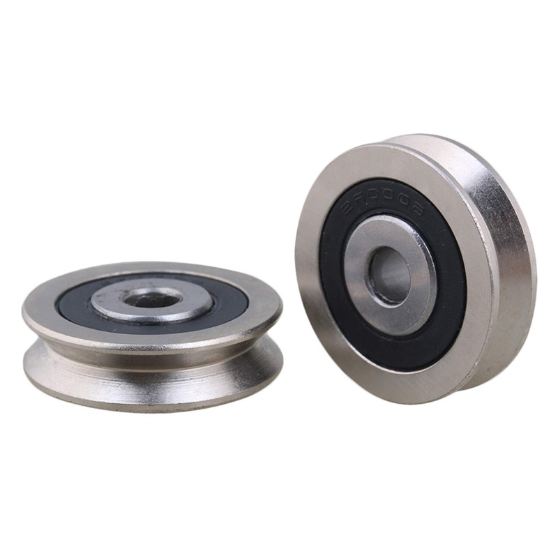 CNBTR V Groove Guide Pulley Rail Ball Bearings Wheel 6000RS