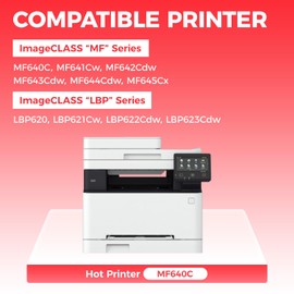 054 Toner Cartridge Set 4-Pack Replacement for Canon 054 CRG-054 054H Compatible with Canon ImageCLASS MF642Cdw MF644Cdw MF641Cdw LBP622Cdw LBP623Cdw MF641Cw Printer Ink chip Black Cyan Yellow Magenta