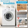 Washing Machine Drain Pan Silicone mat 27''x27'', Non-Slip Washer Drip