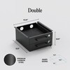 COREMINDED Under Desk Drawer Slide-Out – Lockable Metal Storage Drawers