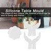 3Pcs DIY Flower Pot Shelf Mold Easy Demoulding Soft Good