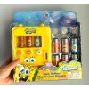 SpongeBob SquarePants Mini Soda Beverages Vending Machine Set sealed