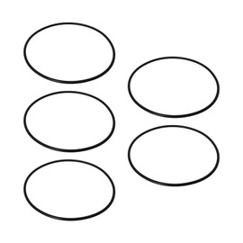 Briny River Pack of 5 Rubber Seal for Aquarium Cartridge Filter OE A20063 A20064 Compatible with Fluval 304 305 306 307 404 405 406 407 Outer Diameter 185 mm Black