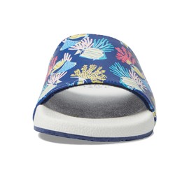 Janie and Jack Girls Fish Print Pool Slide (Toddler/Little Big Kid) Flat Sandal, Multicolor, 9