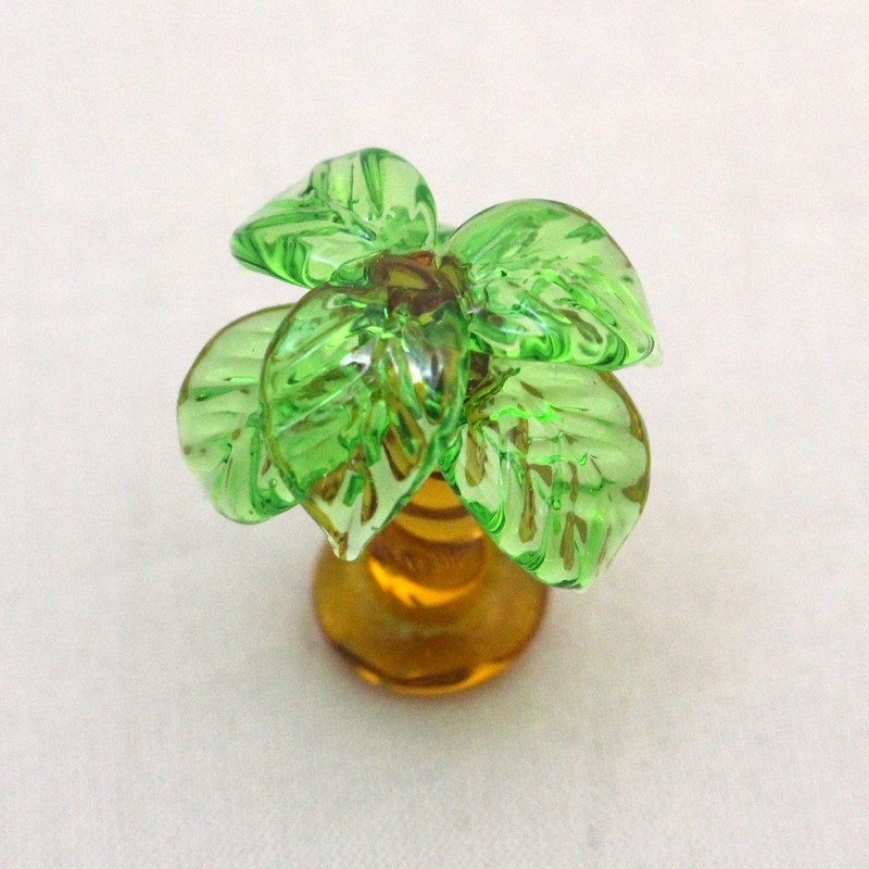 Four Cart Cute Handmade Glassware Palm Tree (Small)