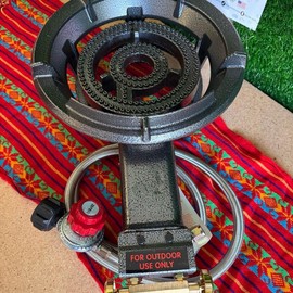 Burner High Pressure Powerful Propane Outdoor Cooking Heavy Duty.