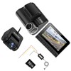 CLSSLVVBN Car Dash Cam Front Rear Dash Camera 4K/1080P Recorder