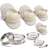 MUMSUNG Empanada Maker Press, 6-Inch Extra Large Dumpling Maker Set