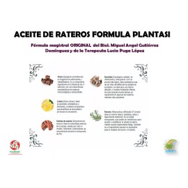 PLANTASI AROMATERAPIA Aceite De Ratero Fórmula Original Plantasi  1 Litro
