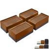 ANNKUT Furniture Risers 1.5 inch, Rectangle Adjustable Risers Blocks for