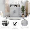 Flash Furniture Vega Bathroom Storage Organizer with Magnetic Closure Doors,