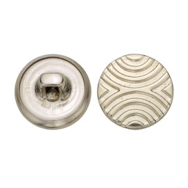C&C Metal Products 5226 Modern Metal Button, Size 24 Ligne, Nickel, 72-Pack