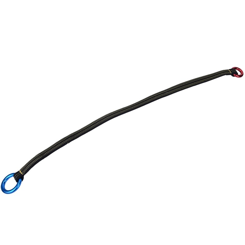 Durable Climbing Rescue Wire Lanyard with Two Hanging Rings for