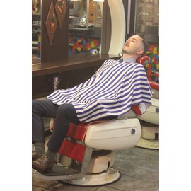 ROYAL KNIGHT TOKYO SHAVING CLOTH GRIMSTEADS BARBER (Gray) (Navy)