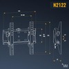 RICOO TV Wall Mount R09 R07 N2122 R17 N2364 Black