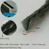 AcbbMNS 10M Pile Weatherstrip Brush Weather Stripping Seal Strip for