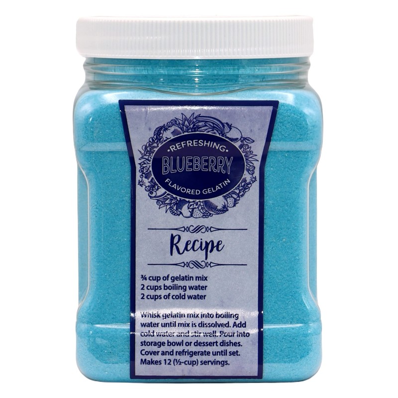Instant Gelatin - 2 Lb Tub (Blueberry)