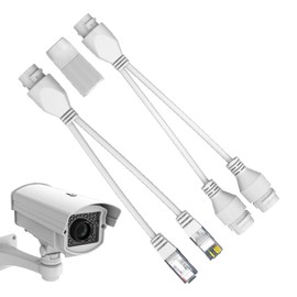 Generic Ethernet Splitter 1 to 2, Safe Network Splitter with Stable Poe Extender, Ethernet Device for Efficient Network Management