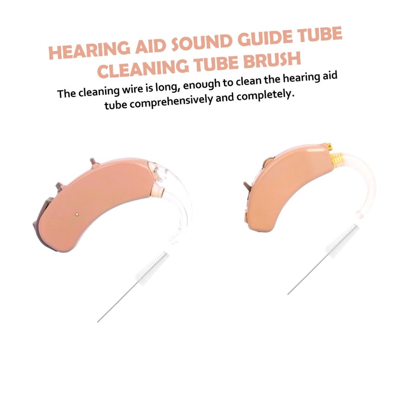 FOMIYES 10pcs Hearing Aid Cleaning Kit Brush Rod Hearing Amplifier
