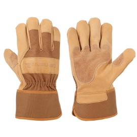 Carhartt Guante de trabajo de cuero de grano con puño de seguridad Guantes para clima fríopara hombre