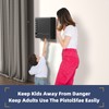 XDeer Biometric Wall Safe without Gas Strut for Quick Access,