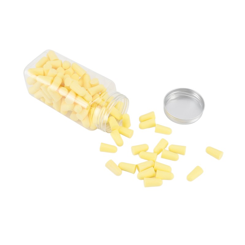 120pcs Sleeping Ear Plugs Noise Reduction Slow Rebound Sponge Expandable