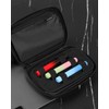 OZCHIN Aluminum Metal Tube Container 4.5-inch, 5 Pcs Portable Sealed