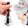 YMWALK Stainless Steel Hand Bell Service Bell Attention School Bell