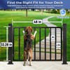 Avalution Deck Fence Gate Outdoor,32" H x 48" W, Metal