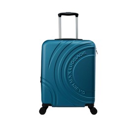 Cabin Max Velocity Suitcase 4 Wheel Luggage Cabin Bags 22x16x8 (55x40x20cm) Suitable for Ryanair, Easyjet, Jet 2 Carry on suitcase (Endless Sea)