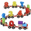 Wooden Train toy Digital Train Set Railway toy Kid Early
