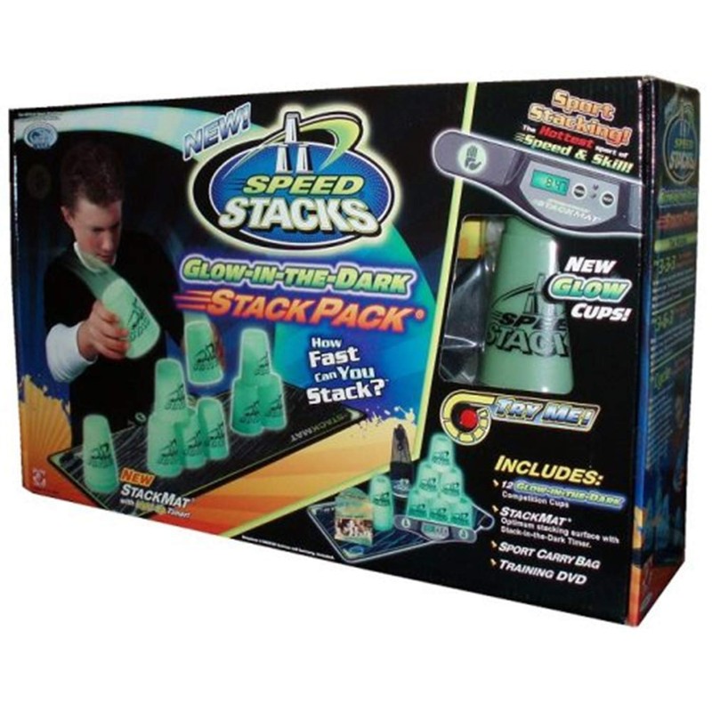 Speed Stacks Glow-in-the-Dark StackPack Green by Play Along