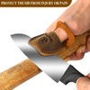 RingSun Thumb Guard Wood Carving Tools, Leather Finger Protector, Handmade