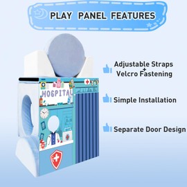 Kids Play Panel for Kids Modular Play Couch Sofa （Sofa not Included）