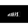 CafePress Fishing Evolution Oval Car Bumper Sticker
