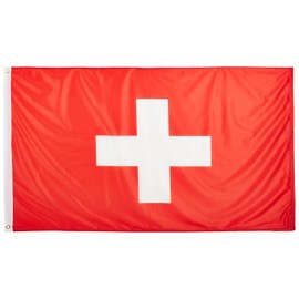 US Flag Store Switzerland Flag 3ft x 5ft Superknit Polyester