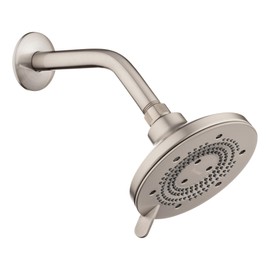 Brondell Nebia Yuba Fixed Shower Head, 5- Setting, Precision Nozzle, Brushed Nickel